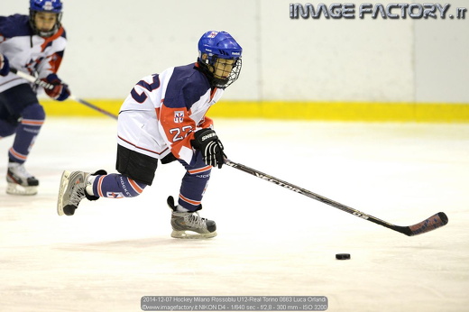 2014-12-07 Hockey Milano Rossoblu U12-Real Torino 0663 Luca Orlandi